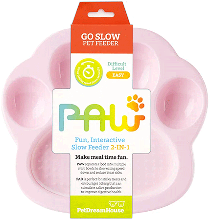 *PetDreamHouse PAW Mini 2-in-1 Slow Feeder & Lick Pad Baby Pink