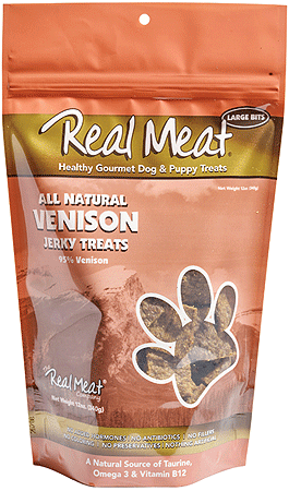 REAL MEAT Treats Venison 12oz