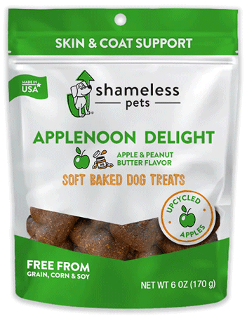 SHAMELESS PETS Soft Baked Dog Treats Applenoon Delight 6oz