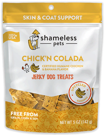 *SHAMELESS PETS Jerky Bites Chick'n Colada 5oz