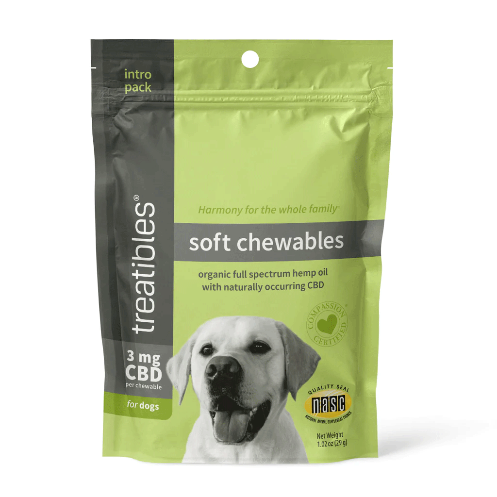 *TREATIBLES Hemp Oil Soft Chews for Dogs 12ct