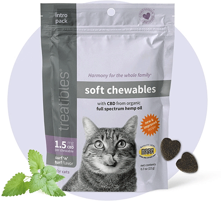 *TREATIBLES PCR Soft Chewables Feline 20ct