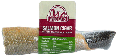 WILD EATS Salmon Cigar Half