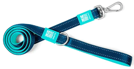 *MAX&MOLLY Classic Neoprene Leash Matrix Blue S 5/8" x 4ft