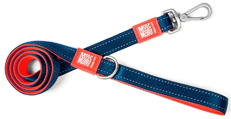 *MAX&MOLLY Classic Neoprene Leash Matrix Red XS 3/8" x 4ft