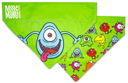 *MAX&MOLLY Bandana Little Monsters XS/S