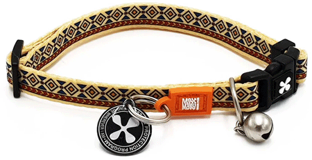 *MAX&MOLLY Smart ID Cat Collar Ethnic/Mosaic