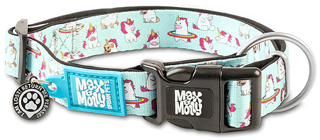 MAX&MOLLY Smart ID Dog Collar Unicorn S 11-18"