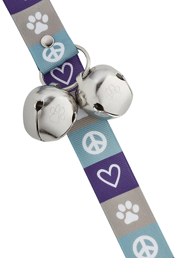 *POOCHIE BELLS Classic Dog's Life - Peace Love Dog