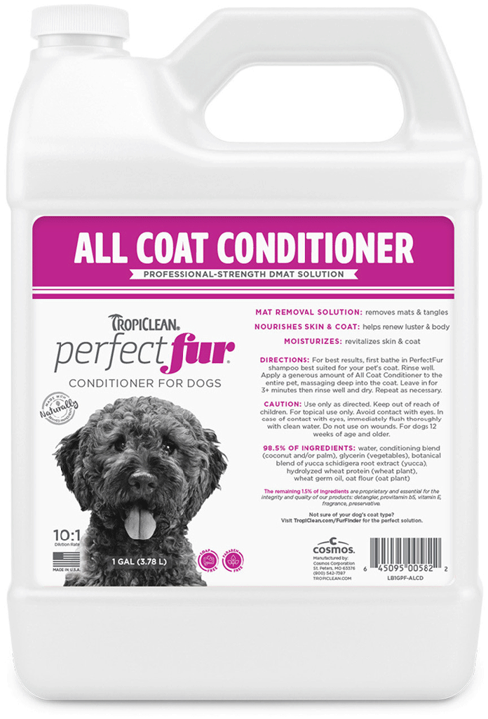 TROPICLEAN PerfectFur All Coat Conditioner 10:1 - Gallon