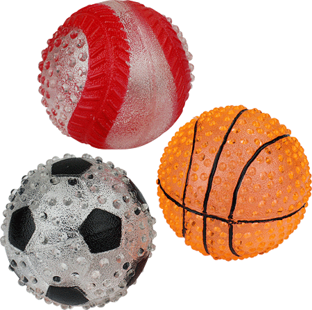 MULTIPET Doglucent TPR Sports Ball 3"