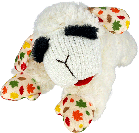 MULTIPET Lamb Chop Autumn Harvest Pattern 10"