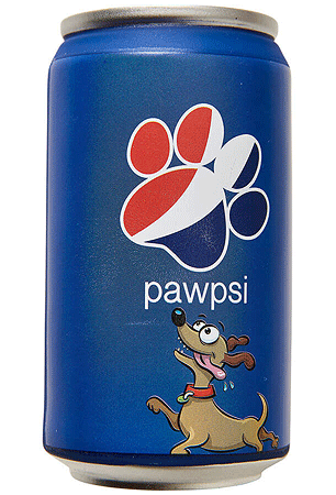 ETHICAL/SPOT Fun Drink Pawpsi Can 4.5"