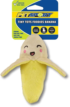 PETSPORT Tiny Tots Foodies Banana 5"