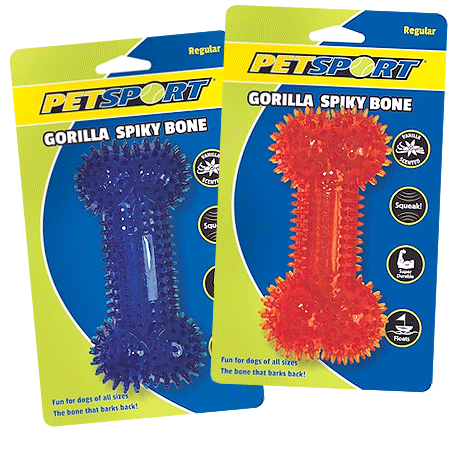 PETSPORT Gorilla Spiky Bone 6.5"