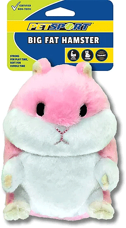 PETSPORT Big Fat Hamster Pink 7"