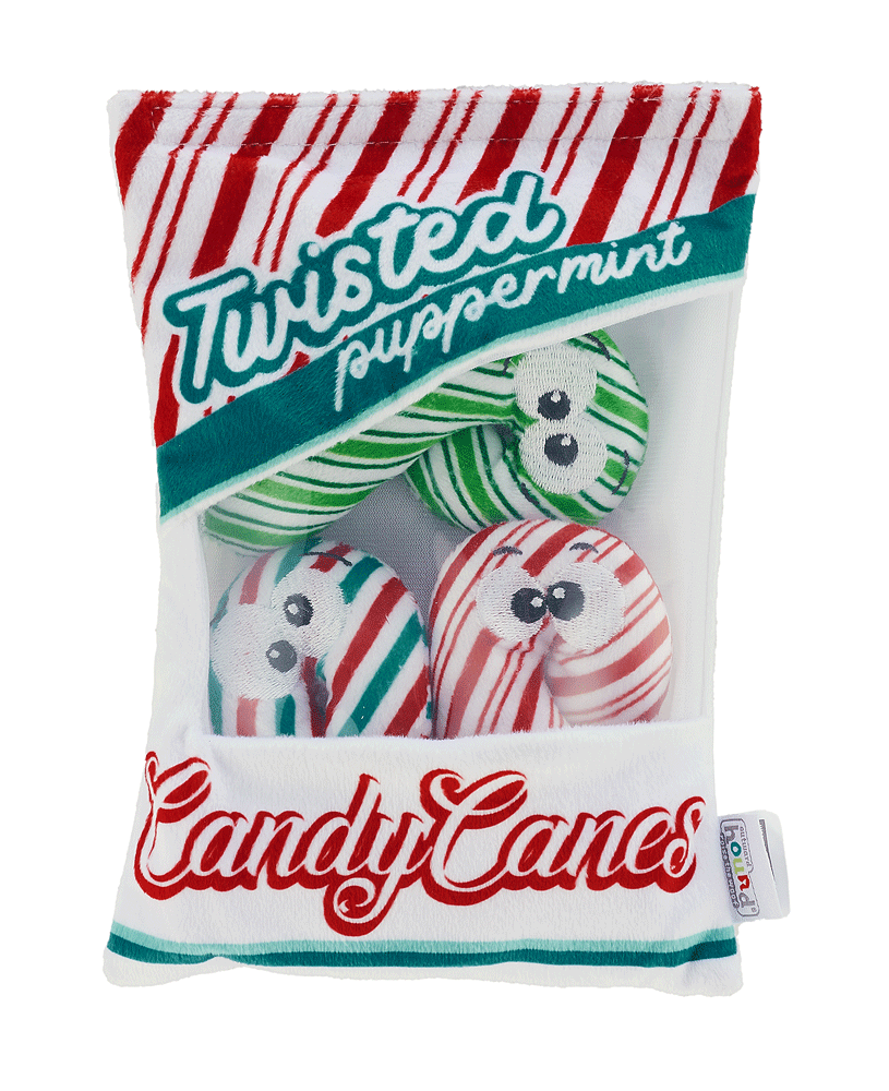 *OUTWARD HOUND Holiday Snack Bag Candy Canes