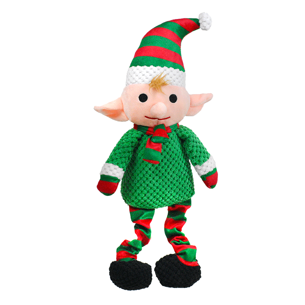 PATCHWORKPET Holiday Bungee Leg Elf 18"