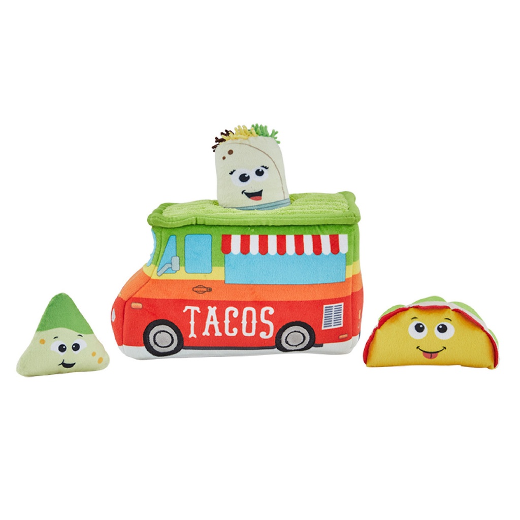 *OUTWARD HOUND Hide A Taco Truck Plush Dog Toy Puzzle