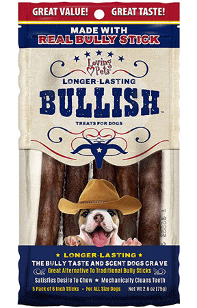 *LOVING PETS Bullish Sticks 6" 5pk