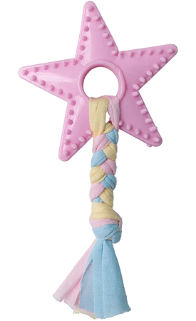 SNUGAROOZ Eco Friendly Lil Star Chew Pink