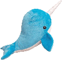 SNUGAROOZ Nikki The Narwhal 13"