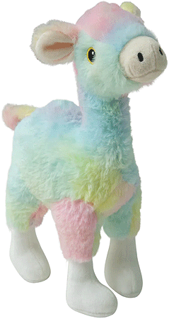 SNUGAROOZ Tie Dye Ally The Alpaca 12"