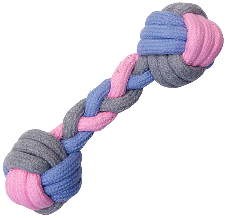 *SNUGAROOZ Pastel Knots 8.5"