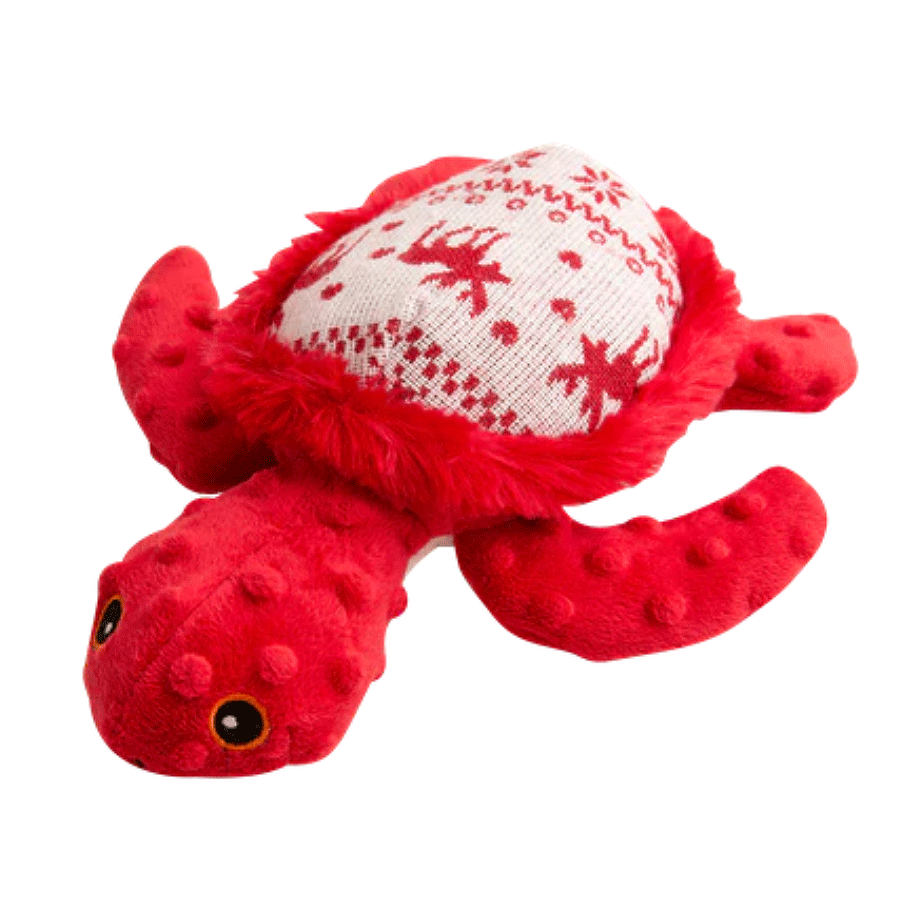 SNUGAROOZ Holiday Merry The Turtle Red 10"