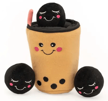 ZIPPYPAWS Zippy Burrow Boba Milk Tea