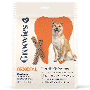 GROOVIES Dog Dental Chews 12oz Medium 20ct