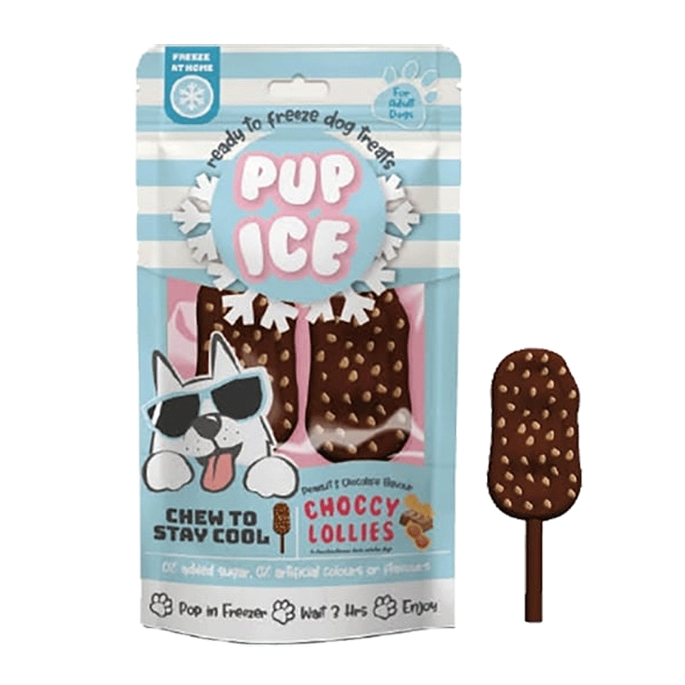 ETHICAL/SPOT Pup Ice Choccy Lollies Peanut and Chocolate