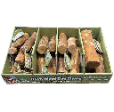 *ETHICAL/SPOT Love The Earth Olive Wood Dog Chew Display 31pc