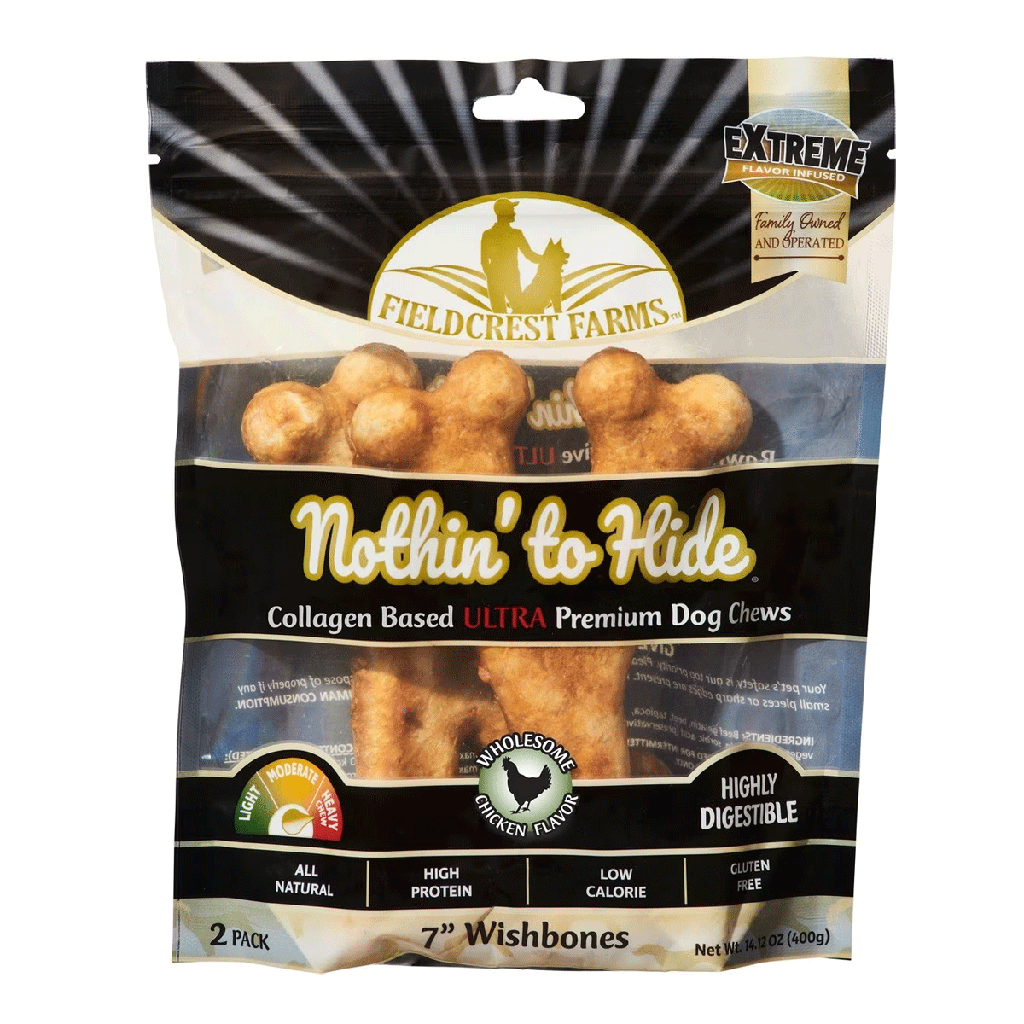 FIELDCREST FARMS Nothin' To Hide Ultra Wishbone 7" Chicken 2pk