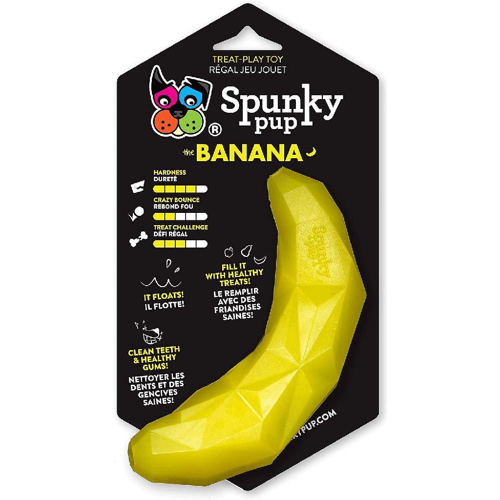 SPUNKY PUP Treat Dispensing Banana