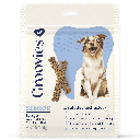 GROOVIES Senior Dog Dental Chews 6oz Large 6ct