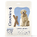 GROOVIES Senior Dog Dental Chews 6oz X-Large 4ct