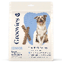 GROOVIES Senior Dog Dental Chews 12oz Large 12ct