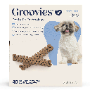 GROOVIES Senior Dog Dental Chews Gravity Box Small 40ct