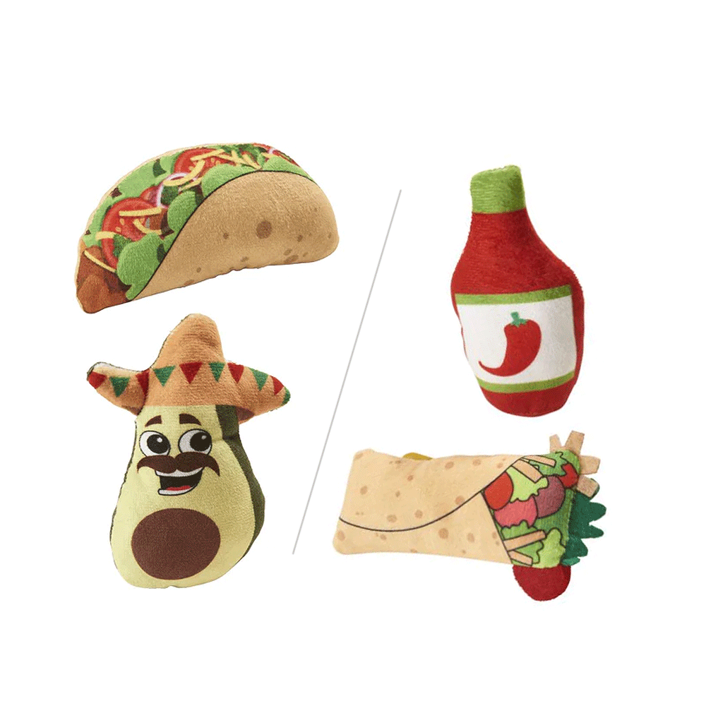 SPOT Mexican Take-Out Cat Toys 2pk