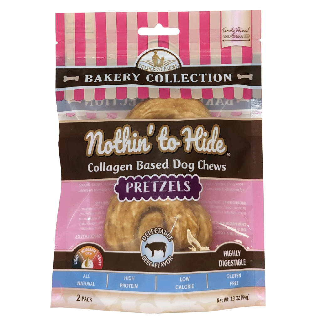 NOTHIN' TO HIDE Bakery Beef Pretzel 3" 2pk