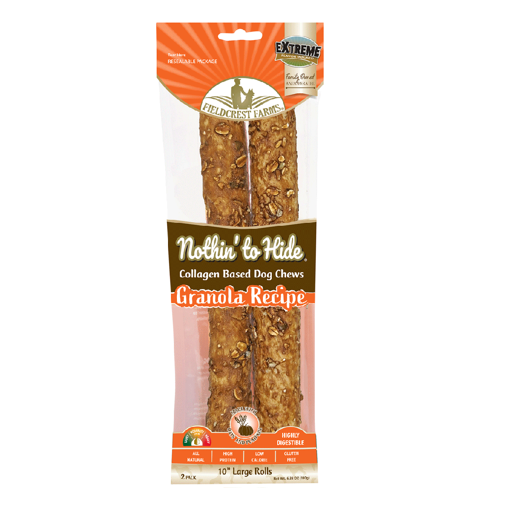 FIELDCREST FARMS Nothin' To Hide 10" Large Rolls 2pk Granola