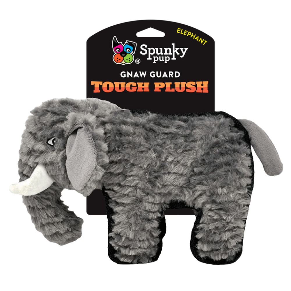 SPUNKY PUP Tough Plush Elephant