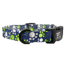 *ERNIE ELS Collar Navy Golf Ball & Paws Medium