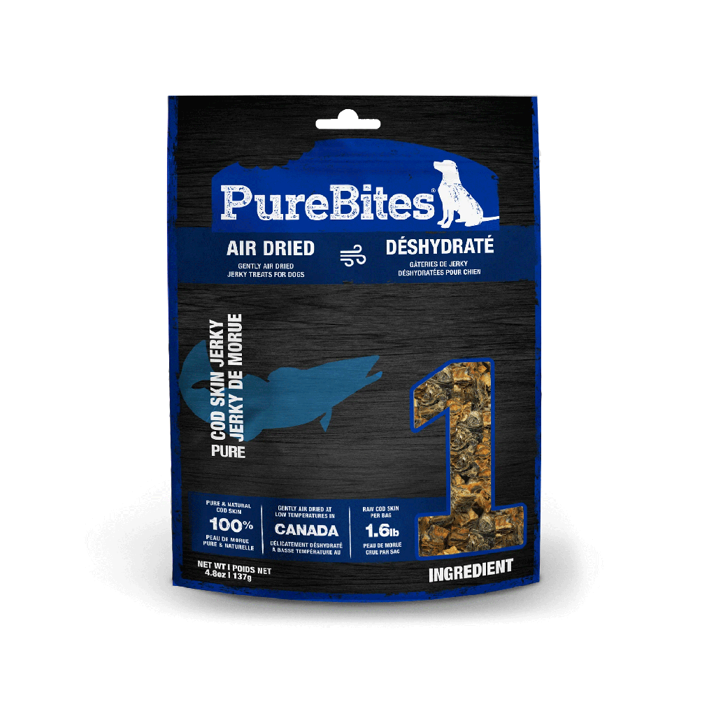 PURE BITES Air Dried Cod Skin 4.8oz