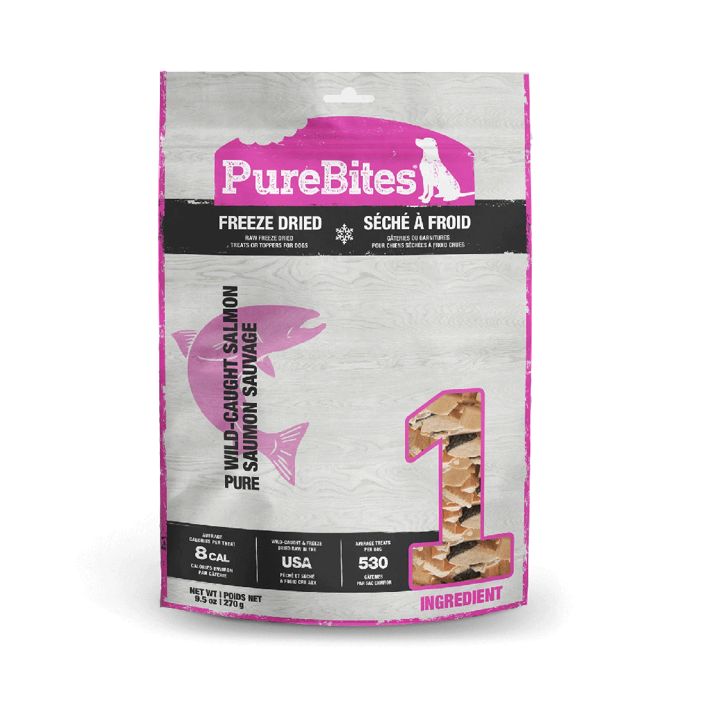 PURE BITES Freeze Dried Salmon 9.5oz