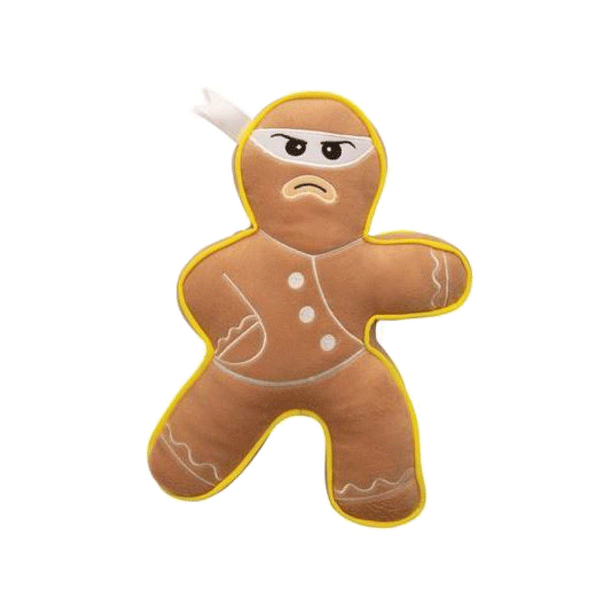 *SNUGAROOZ Holiday Ninja Bread Man 8"