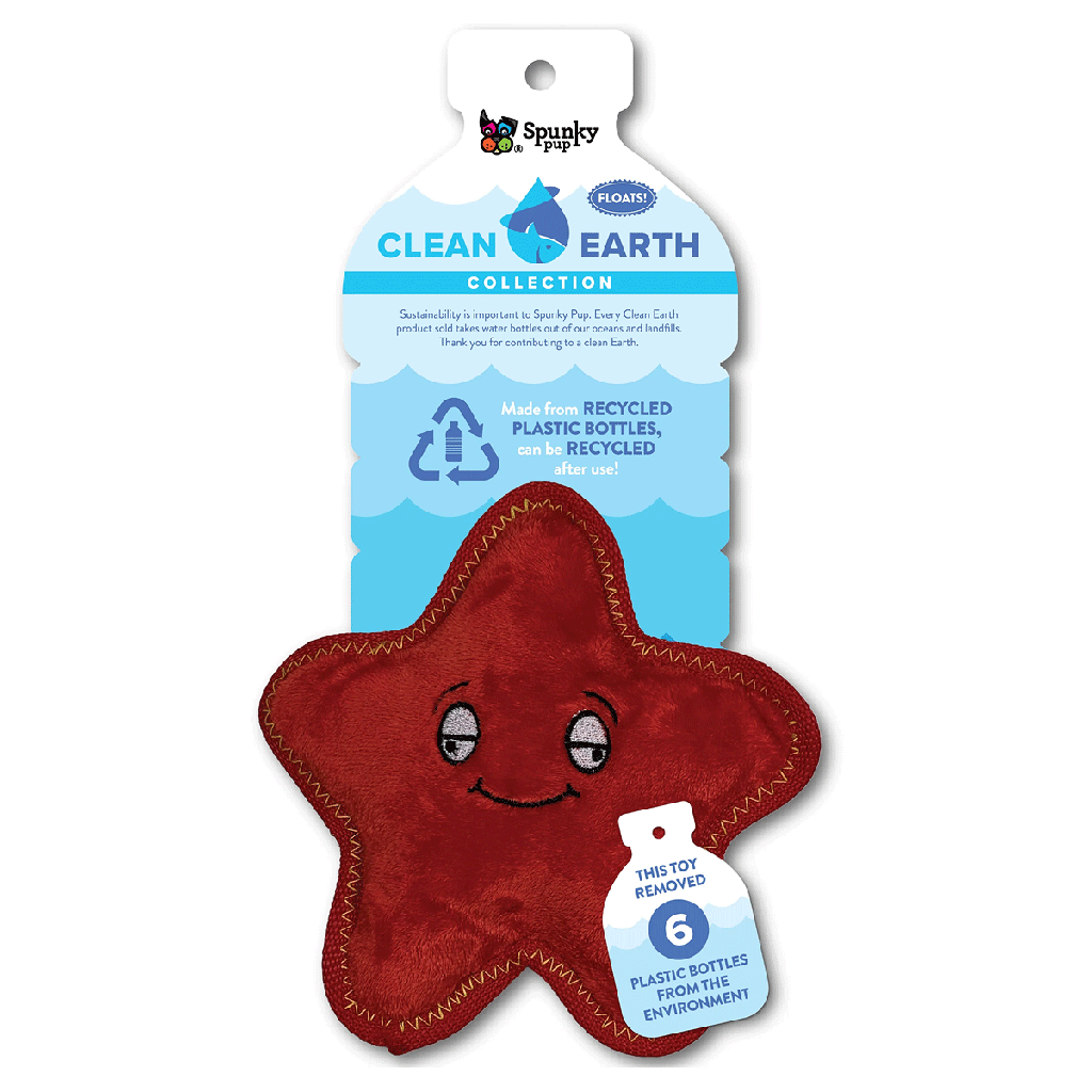 SPUNKY PUP Clean Earth Starfish Small