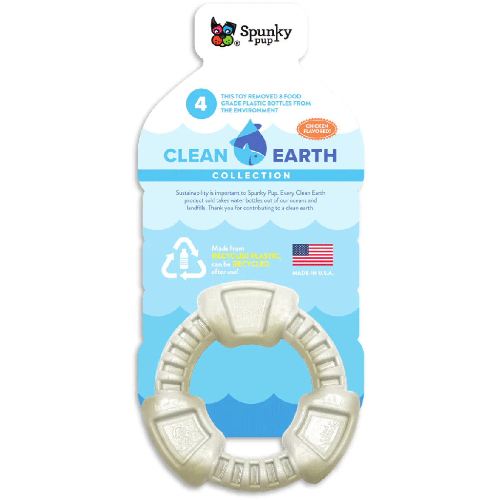 *SPUNKY PUP Clean Earth Chew Ring