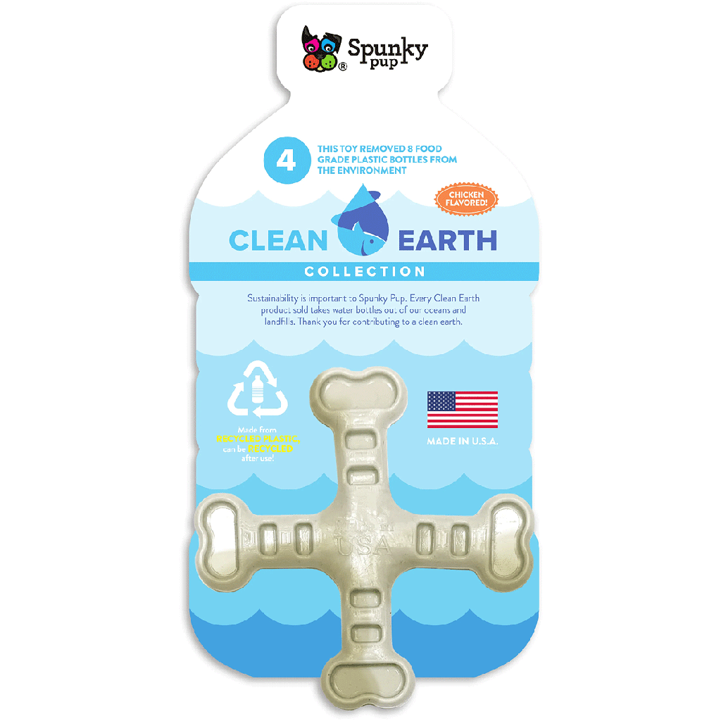 *SPUNKY PUP Clean Earth Chew Crossbones